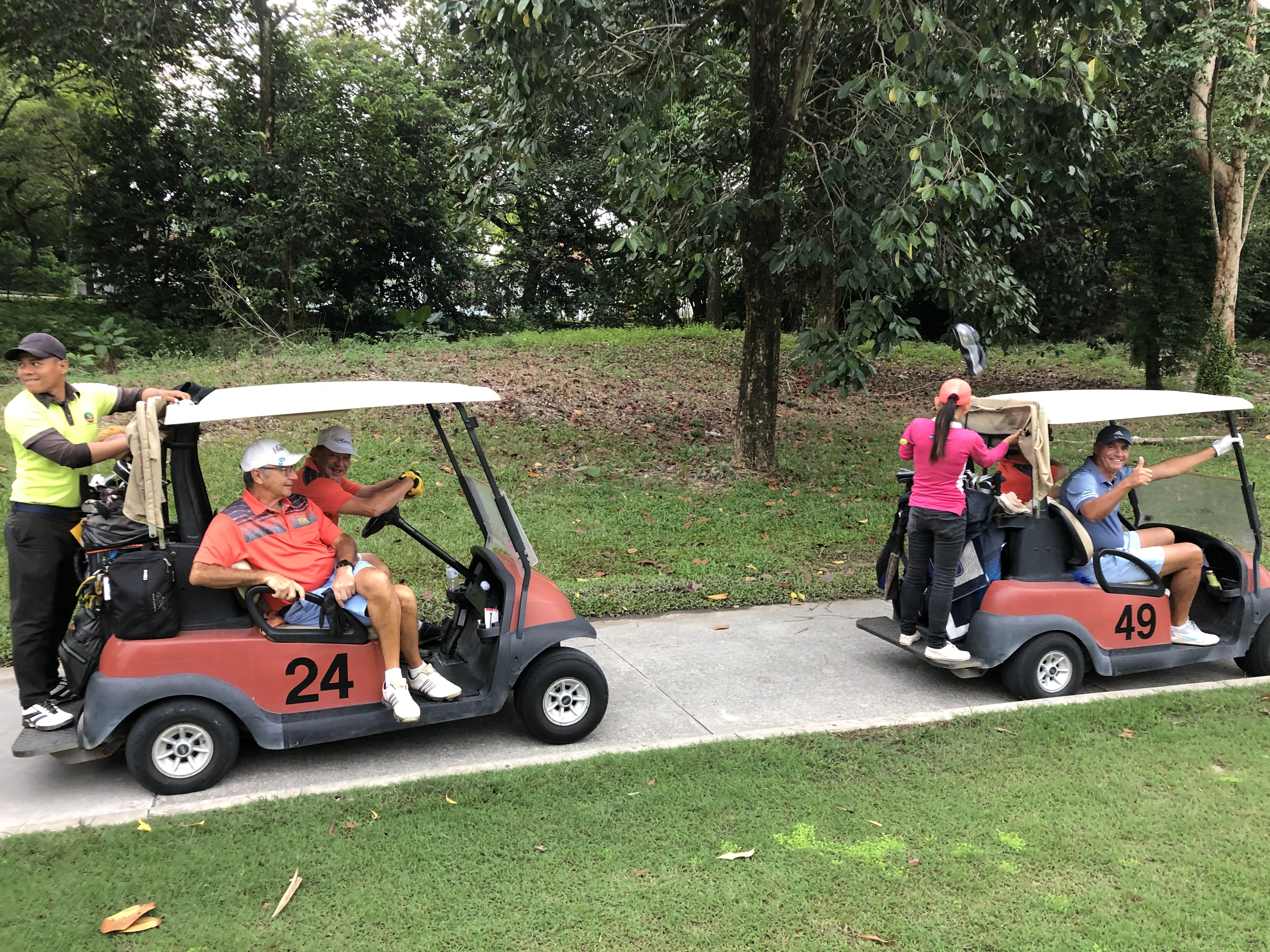 Flight 1 at tee-box 1