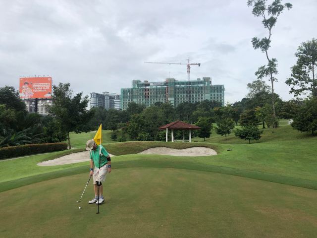 hole 26 backdrop forest nine